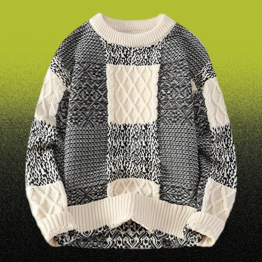 Cozy Plaid Sweater